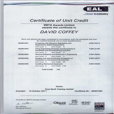 NVQ 3 | PDF
