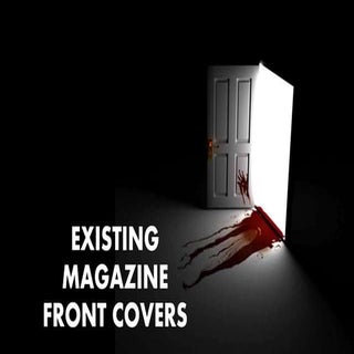A2 horror existing magazine front c...