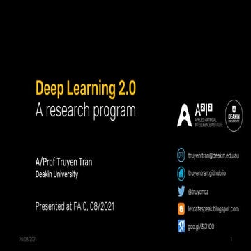 Deep Learning 2.0