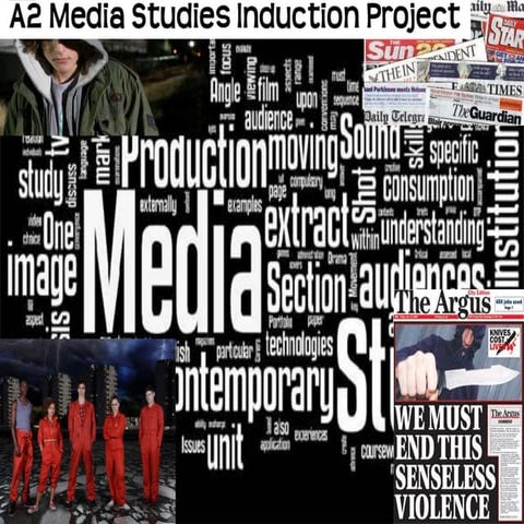 A2 Media Studies Induction Project