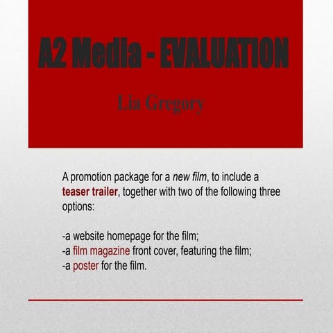 A2 Media Evaluation