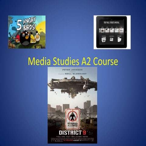 A2 media course details