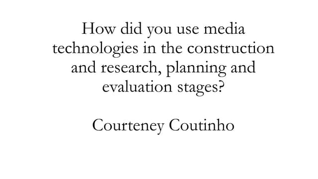 A2 Media Evaluation