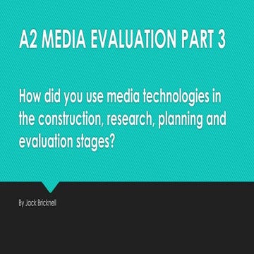 A2 media evaluation part 3