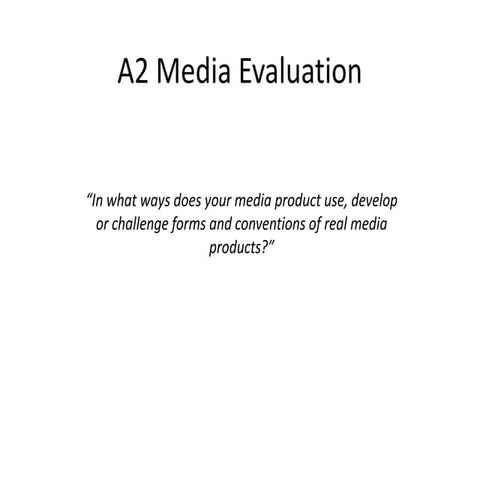 A2 media evaluation q1