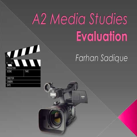 A2 Media Studies - Evaluation