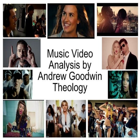 A2 Media Studies - Music Video Analysis