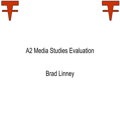 A2 media studies evaluation 2