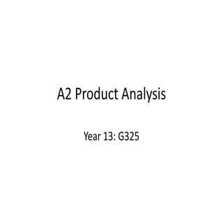 A2 product analysis