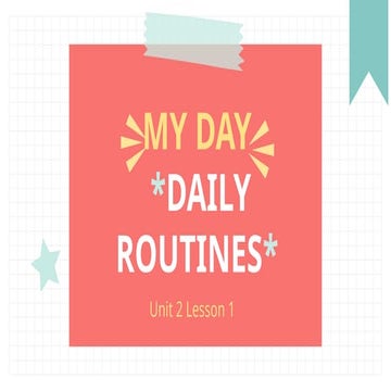 A2 U1 L1-DAILY ROUTINES.pptxbbbbbbbbbbbbbbbbbbbbbbbbbbb | PPTX