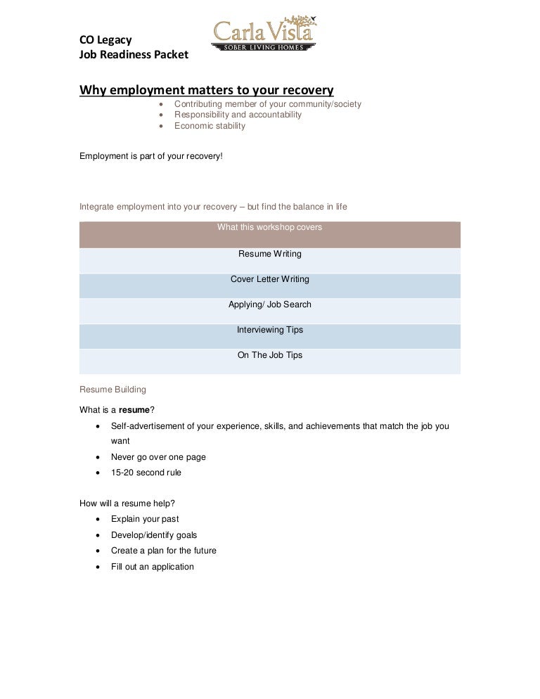 job readiness