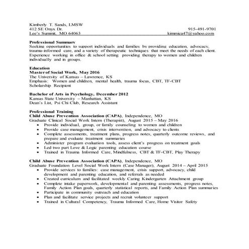 Resume 2016 -2 | DOCX