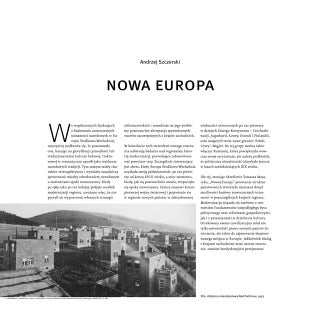 Andrzej Szczerski, Nowa Europa