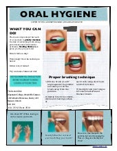 Brochure-Healthy Eating and Personal Hygiene