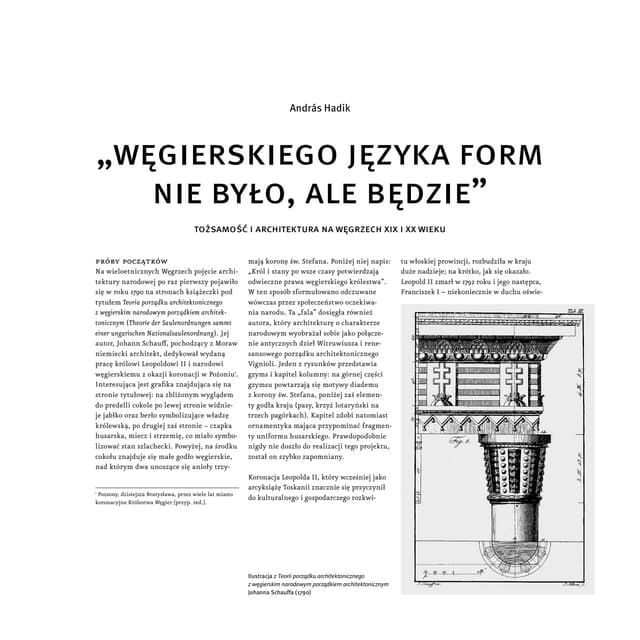 András Hadik „Węgierskiego języka form nie było, ale będzie”