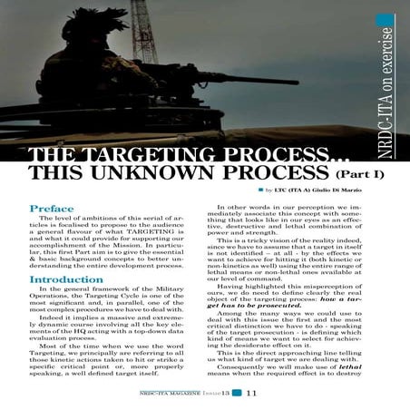 targeting process part 1