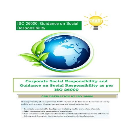 CSR AND ISO 26000