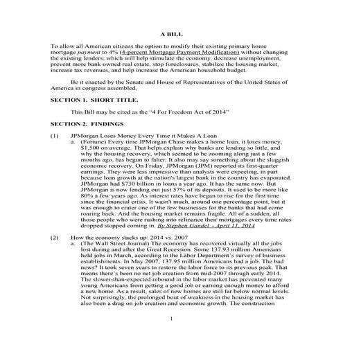 Current Bill -- udated 4-13-2014