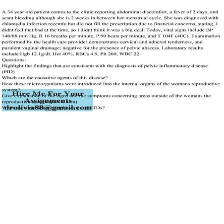 A 32-year-old female presents to the ED with a chief complaint of fe.docx