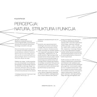 Krzysztof Korżyk, Percepcja: natura...