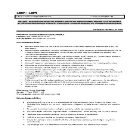 Sushil Salvi_ Resume