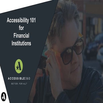 Accessibility 101 for Financial Institutions 