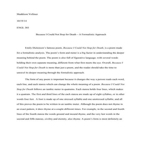Vollmer, Maddison - Analysis Paper 1