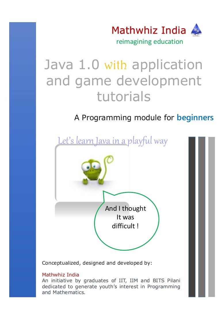 Java book for beginners_first chapter