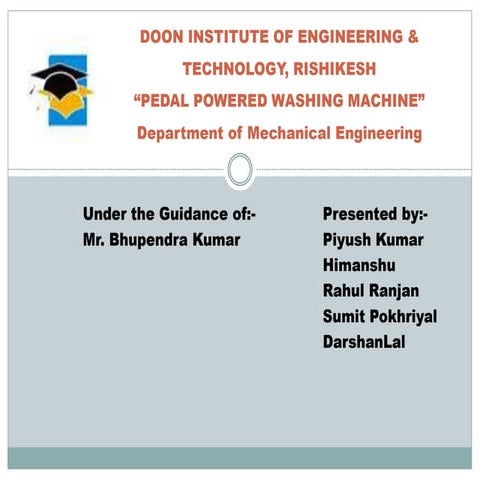 DOON INSTITUTE OF ENGINEERING & TECHNOLOGY, RISHIKESH PPT