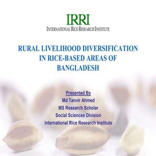 Rural Livelihood Diversification in...