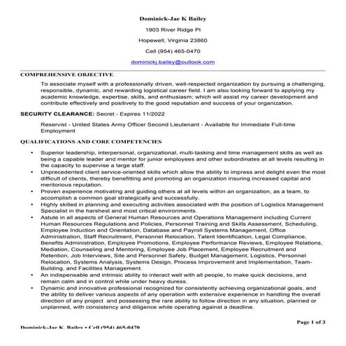 Dominick-Jae Bailey.