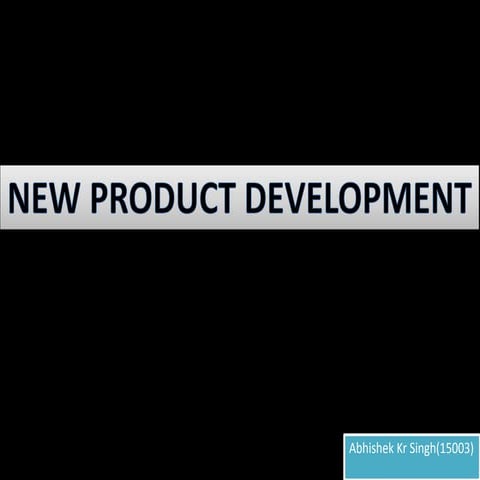 new product develop ppt