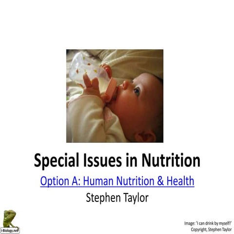 A3 special issues in nutrition