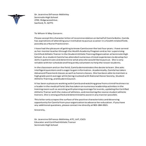 Recommendation letter employment | PDF