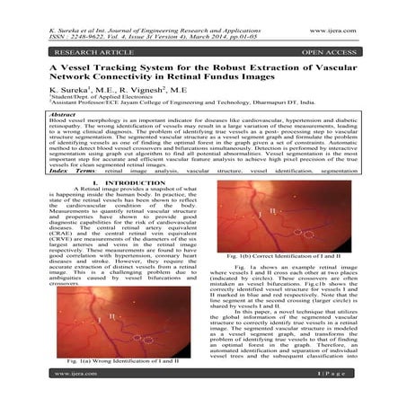 Automatic Blood Vessels Segmentation of Retinal Images | PPTX