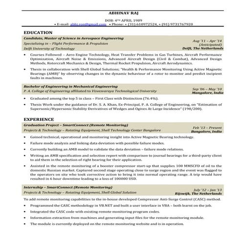 Abhinav Raj - Resume | PDF