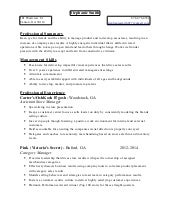 Stephanie Smith's Resume