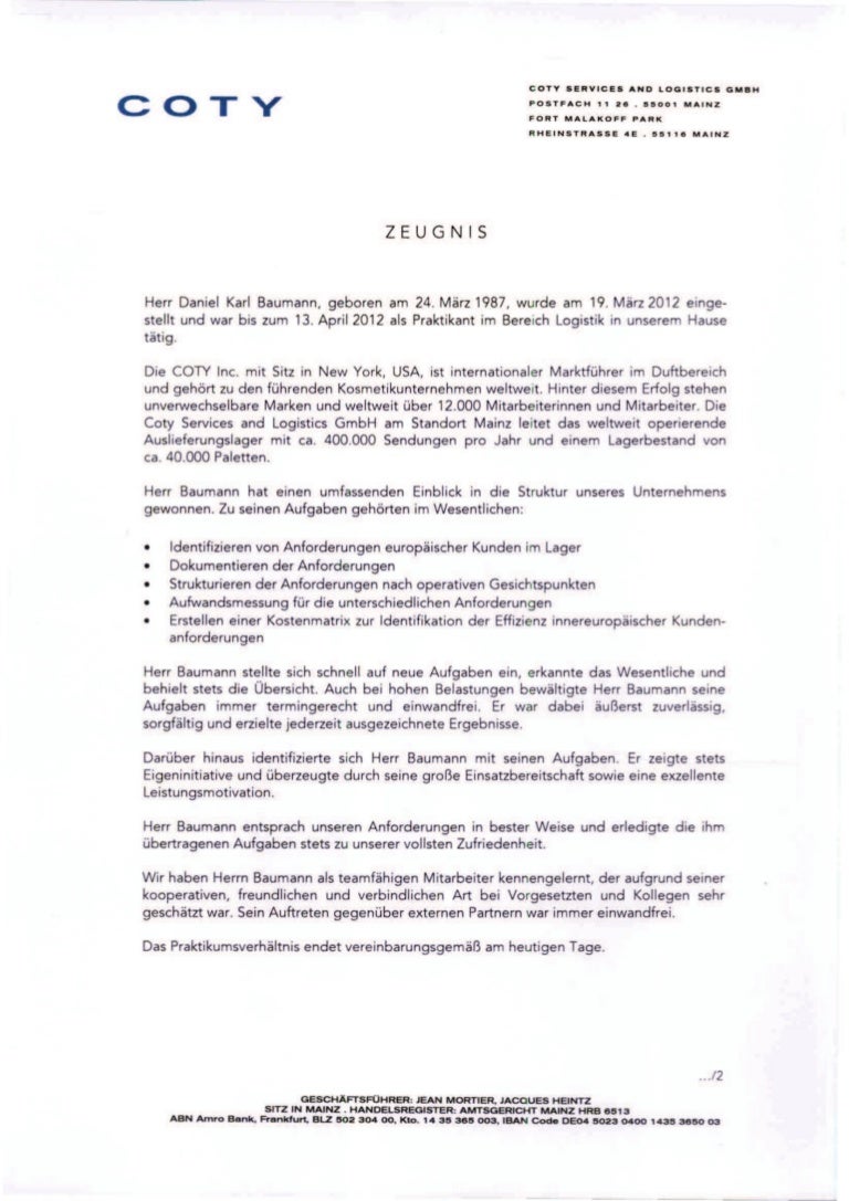 04 Coty Praktikumszeugnis