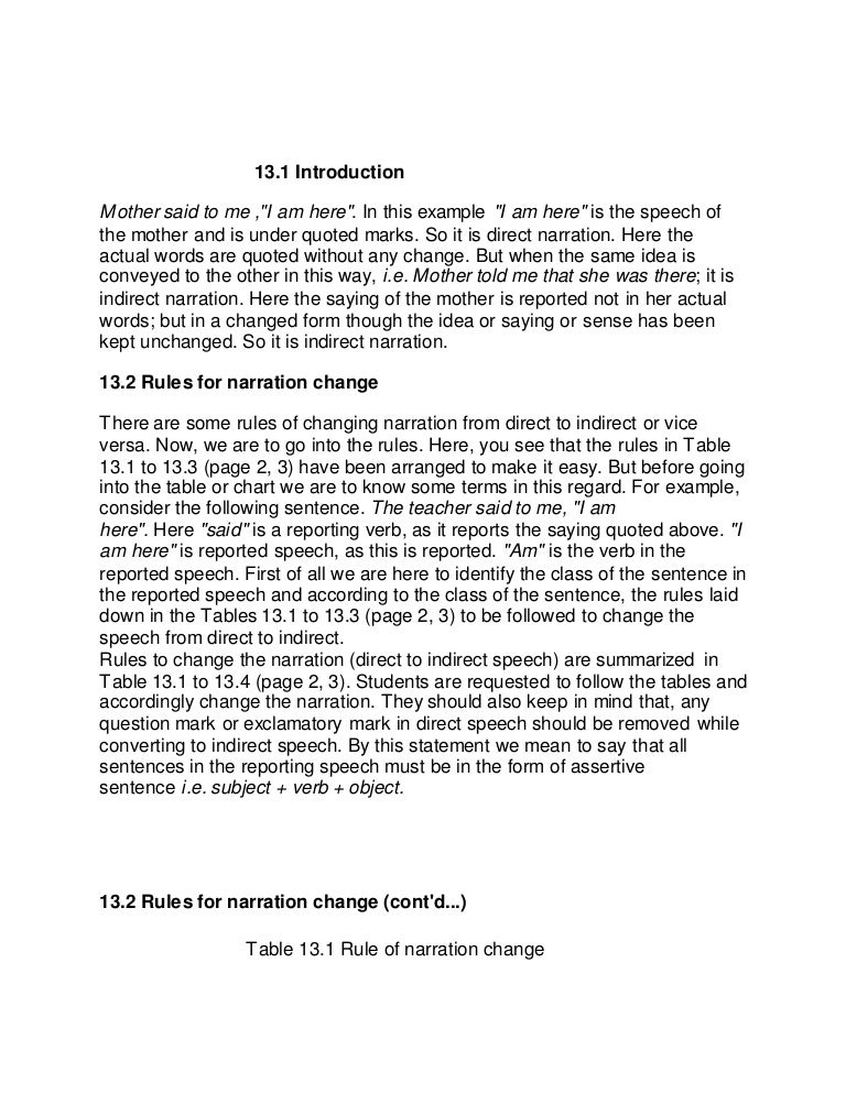 Narration Narration