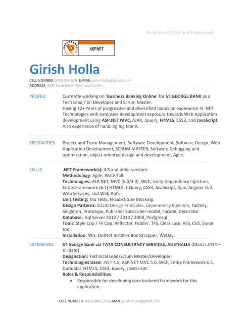 Girish Resume