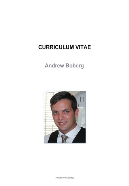 CV (Andrew Boberg) 2015 