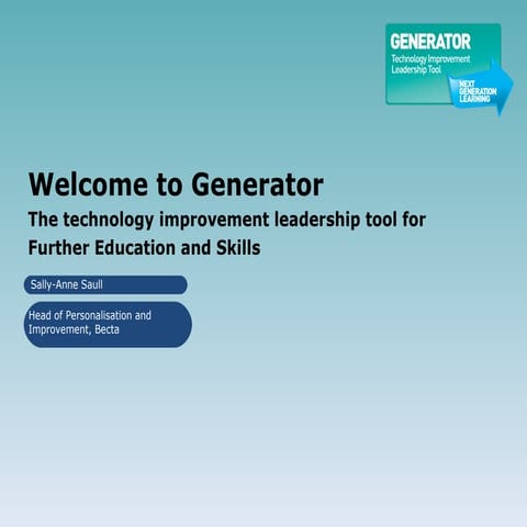Welcome to Generator