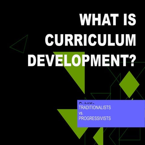 What is curriculum development