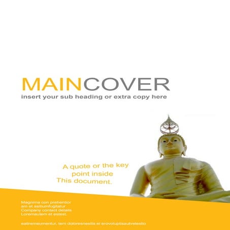 A4 brochure 5 page template