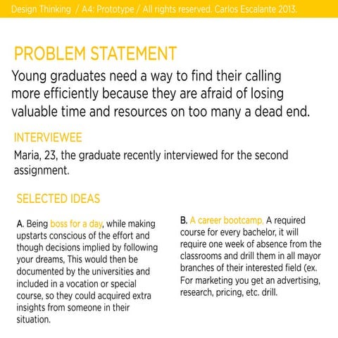 Design Thinking / A4 / Prototype