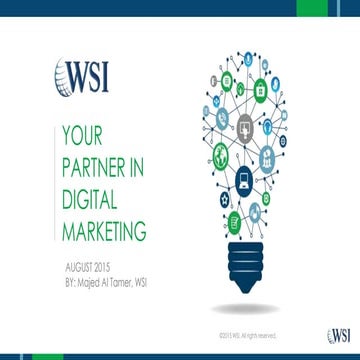 WSI Digital Marketing Strategy | PDF