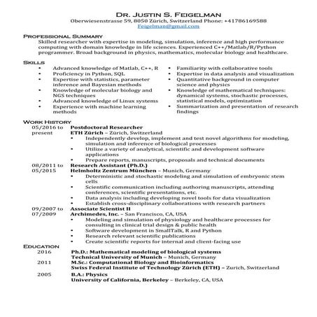 Resume 2016 detailed