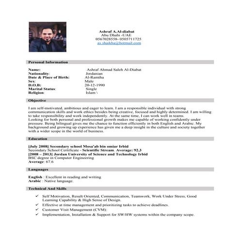 Eng.Ashraf CV