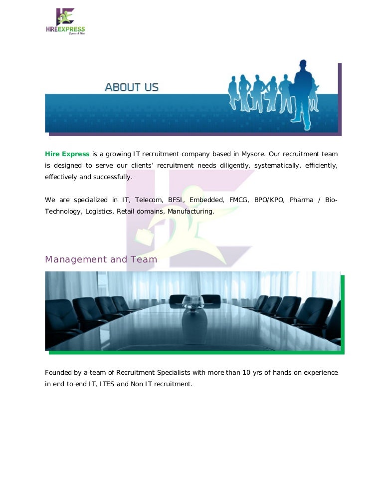 Hire Express Company profile