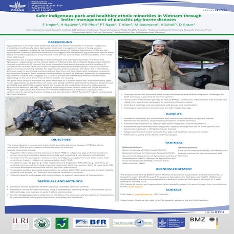Safer indigenous pork and healthier ethnic minorities in Vietnam through bett...